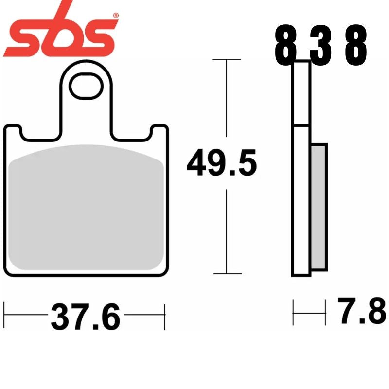 838HS FRONT EVO SINTER FA417/4