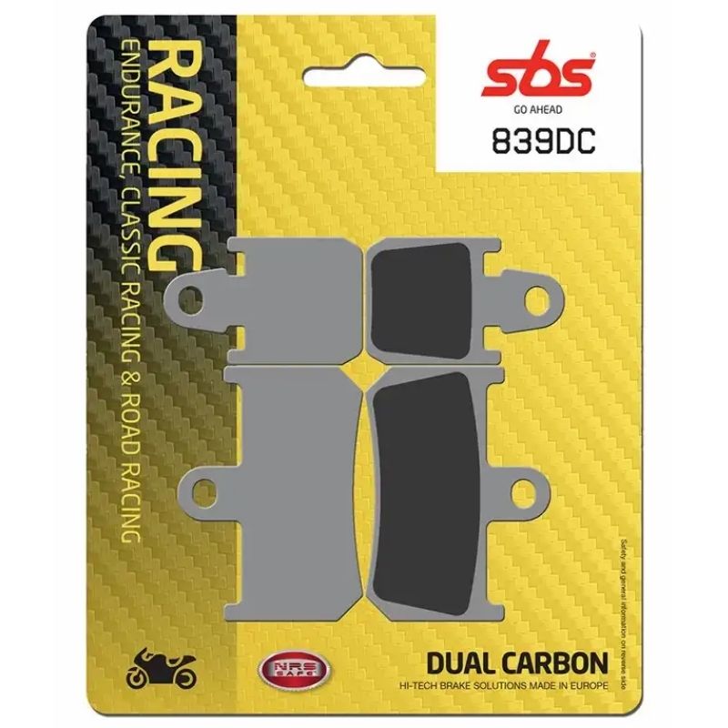 839DC FRONT - FOR RACE USE ONLY - DUAL CARBON FA442/4