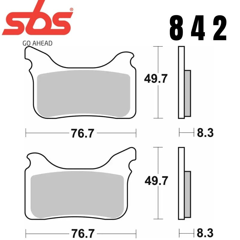 842RSI FRONT/REAR OFF ROAD RACE SINTER FA405