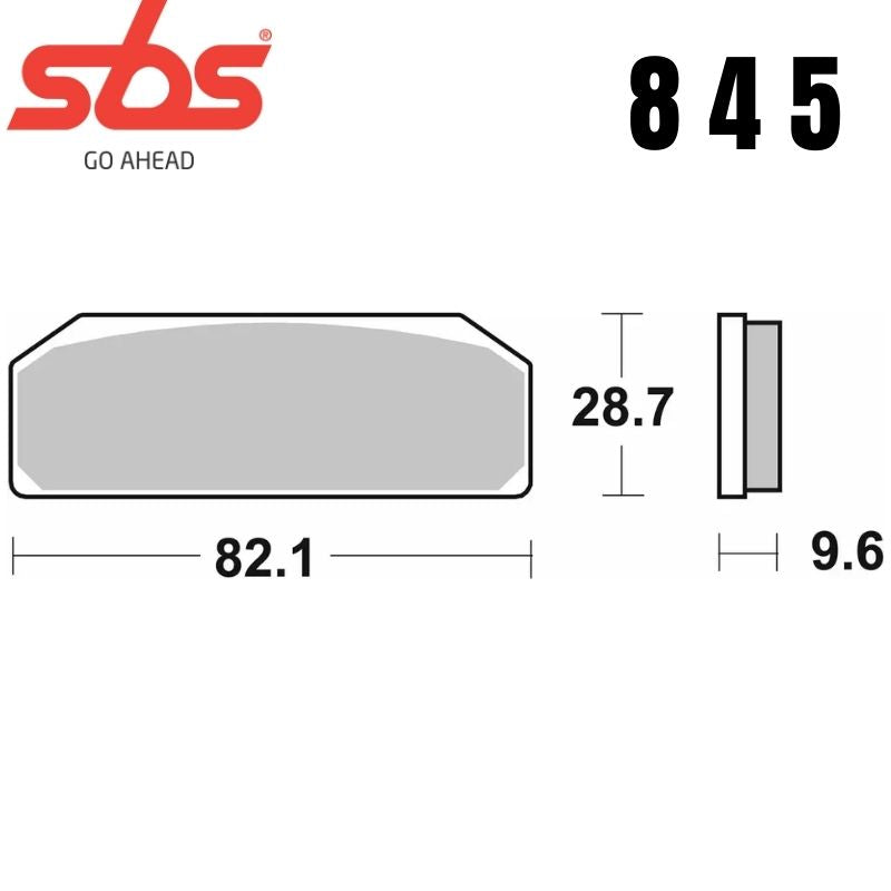 845DC FRONT - FOR RACE USE ONLY - DUAL CARBON FA611