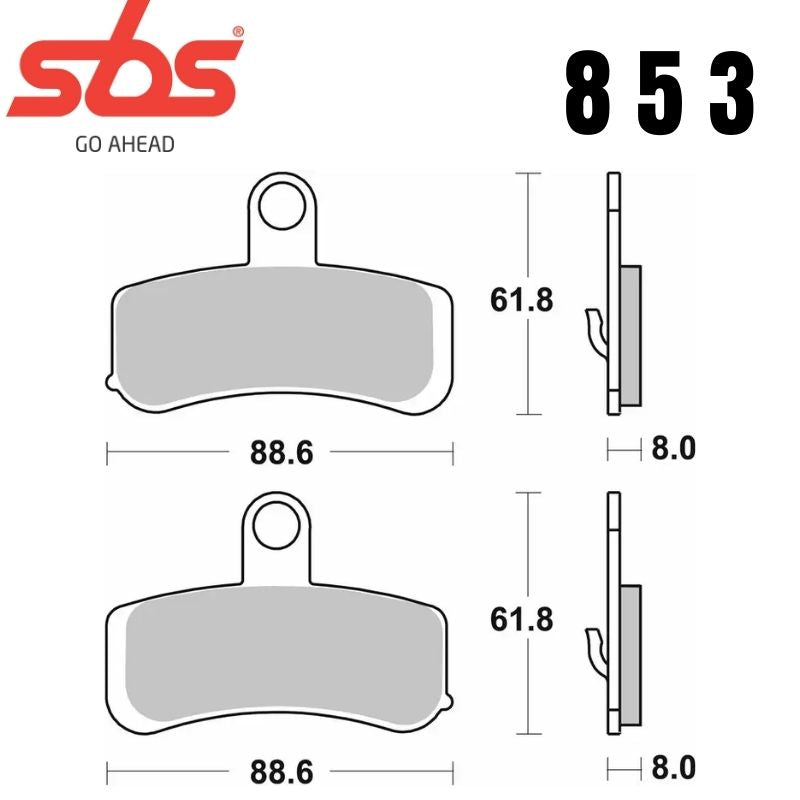 853HHS FRONT V-TWIN SINTER FA457