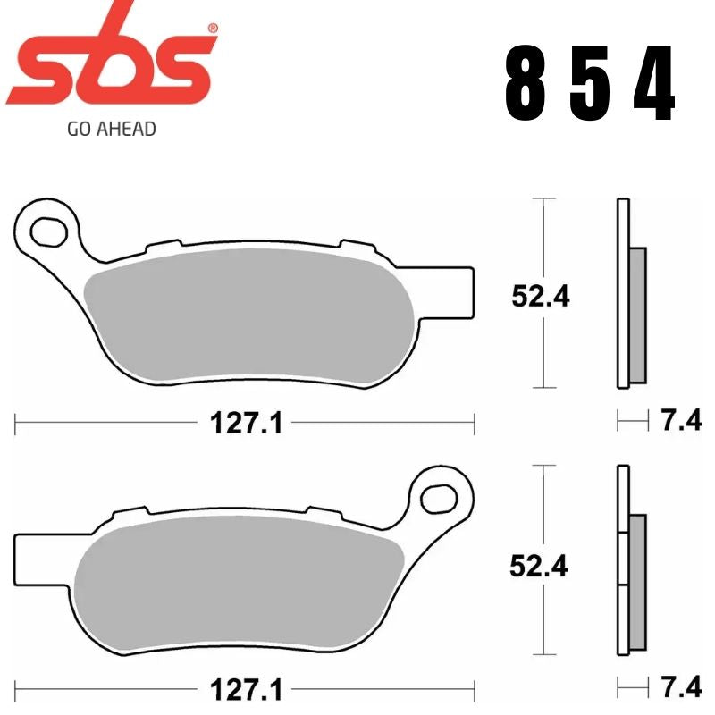 854HLS REAR V-TWIN SINTER FA458