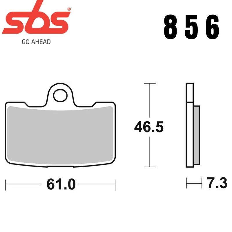 856RST FRONT - SINTER FOR TRACK FA454/4