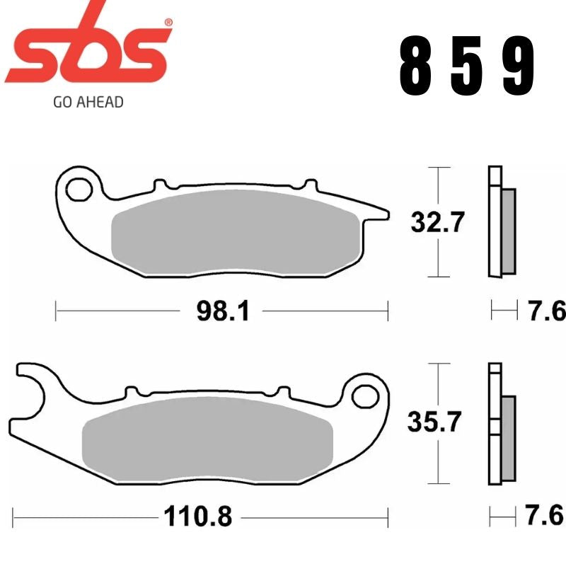 859SI FRONT/REAR OFF ROAD SINTER FA465
