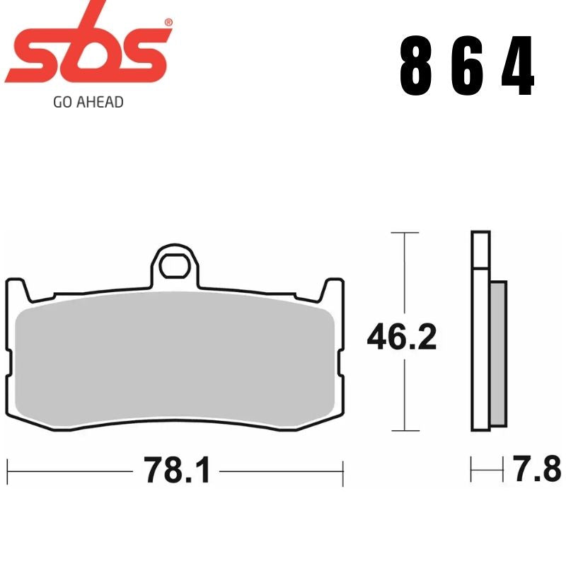 864DC FRONT - FOR RACE USE ONLY - DUAL CARBON FA491
