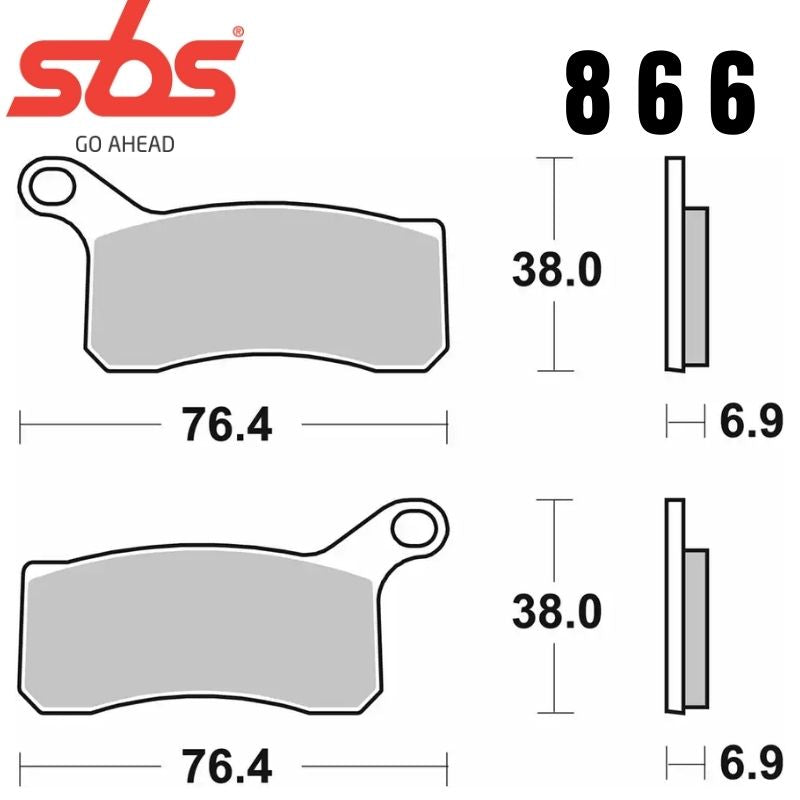 866SI FRONT/REAR OFF ROAD SINTER FA462