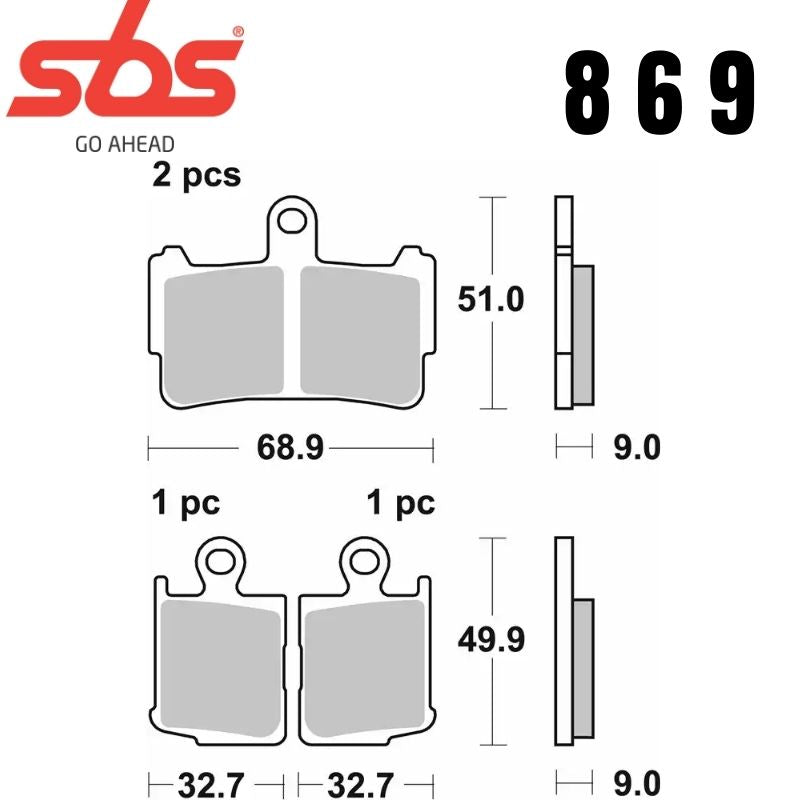 869HS FRONT EVO SINTER FA499/4