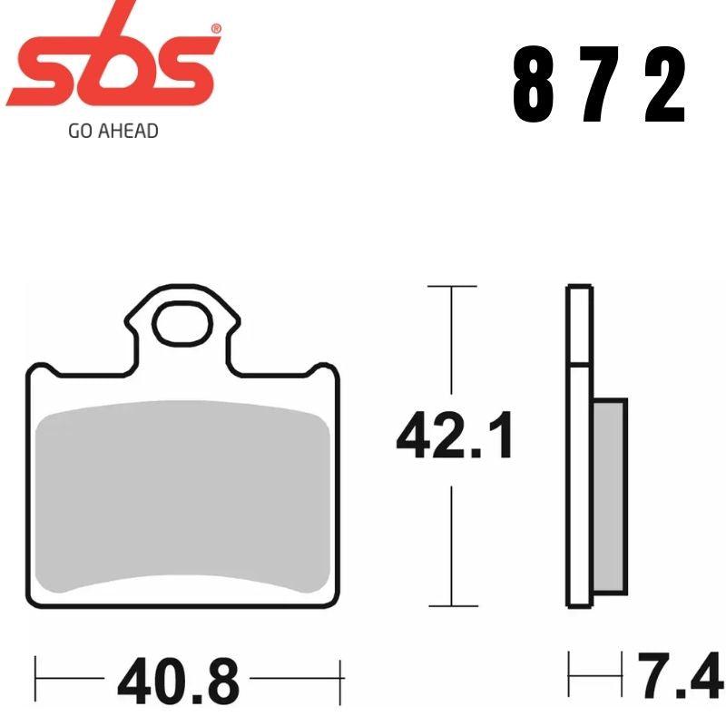 872RSI FRONT/REAR OFF ROAD RACE SINTER FA602