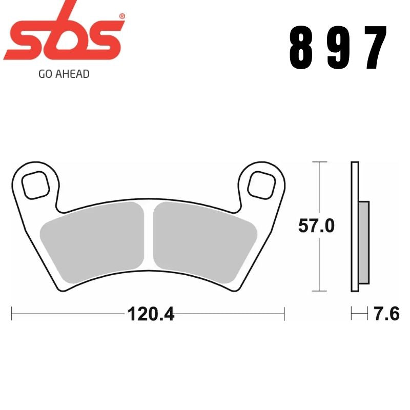 897ATS FRONT/REAR ATV SINTER FA452