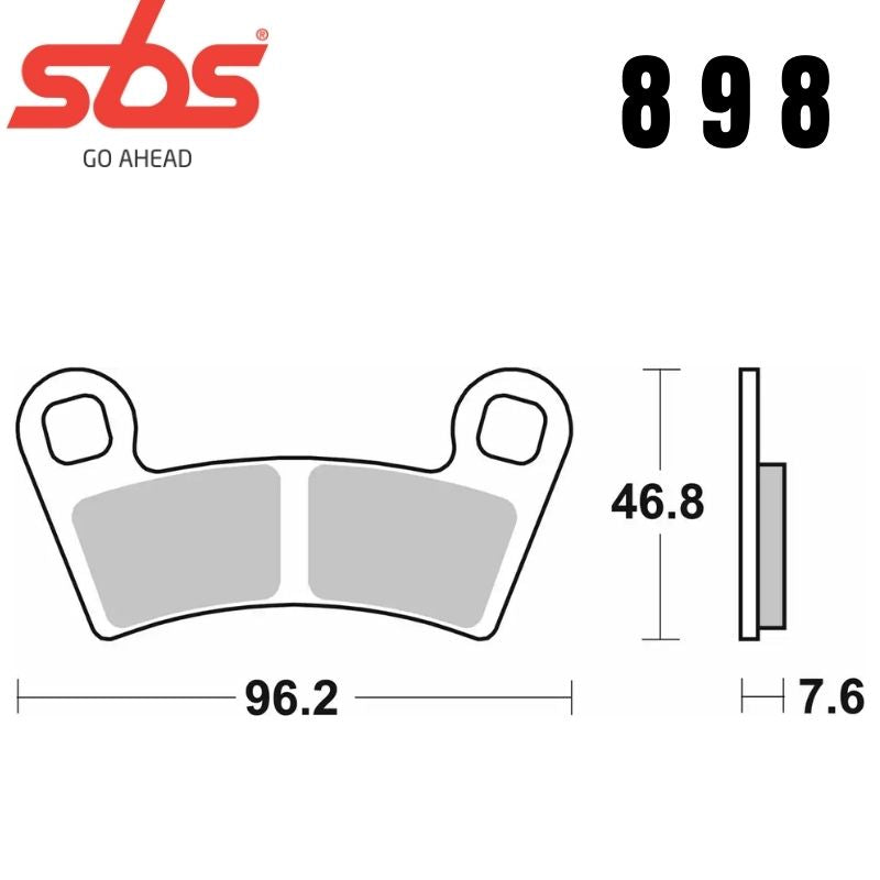 898ATS FRONT/REAR ATV SINTER FA456