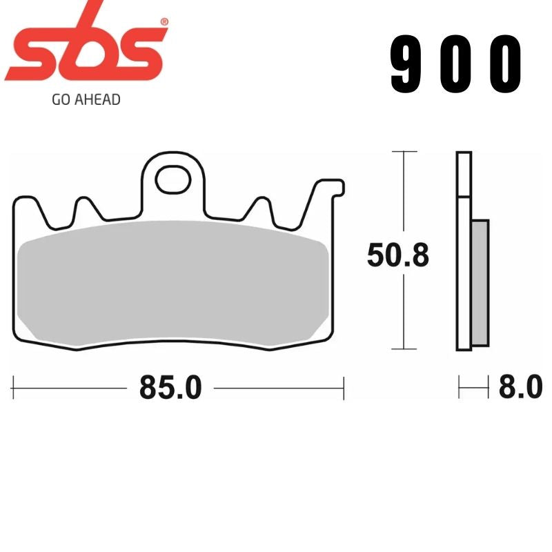 900RST FRONT - SINTER FOR TRACK FA630