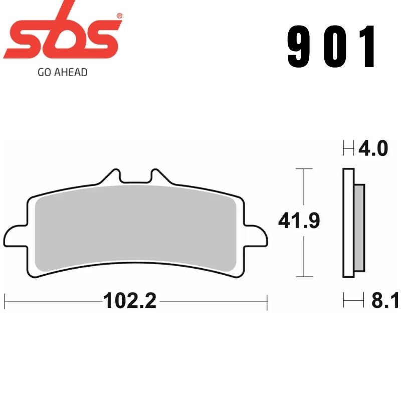 901DC FRONT - FOR RACE USE ONLY - DUAL CARBON FA447