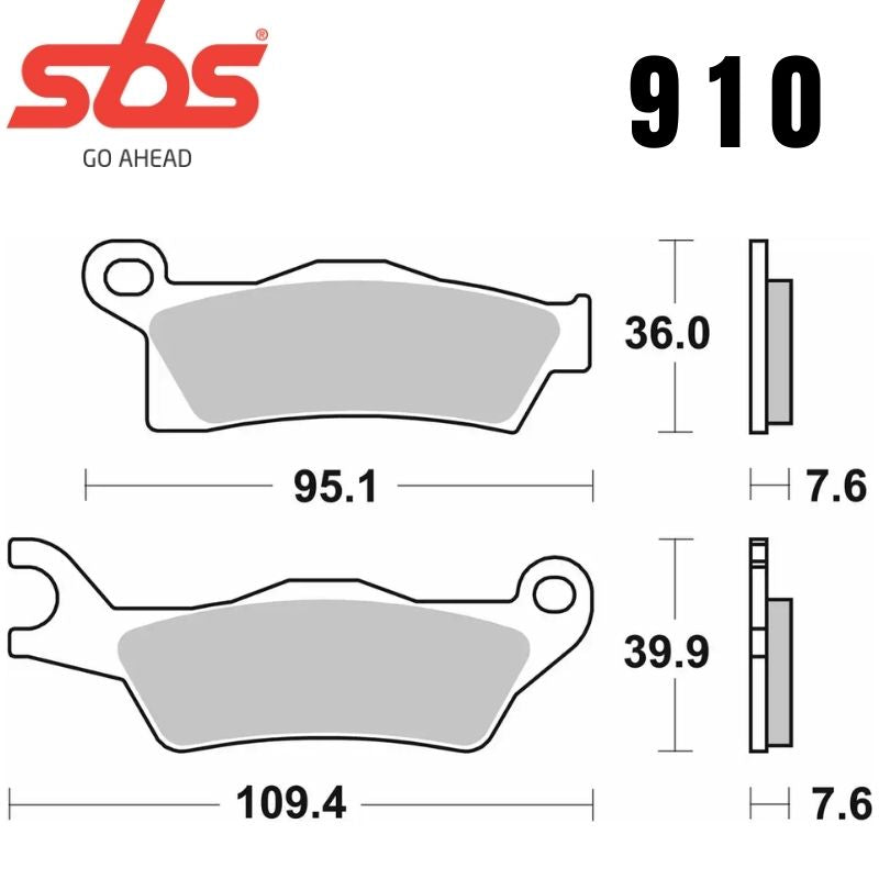 910SI FRONT/REAR OFF ROAD SINTER FA617