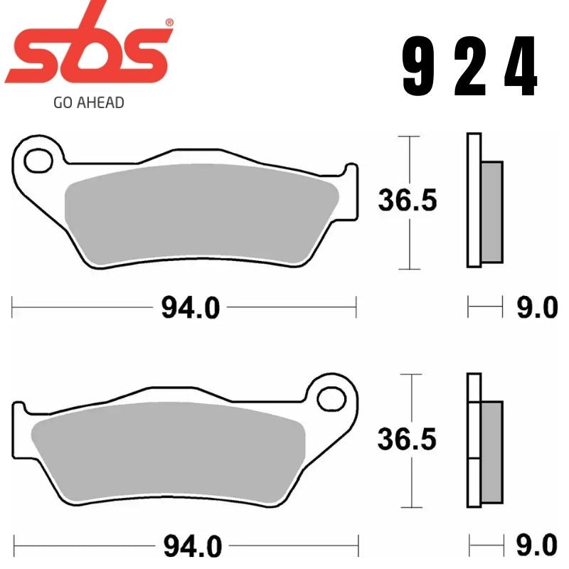 924HHF FRONT /REAR V-TWIN CERAMIC FA643