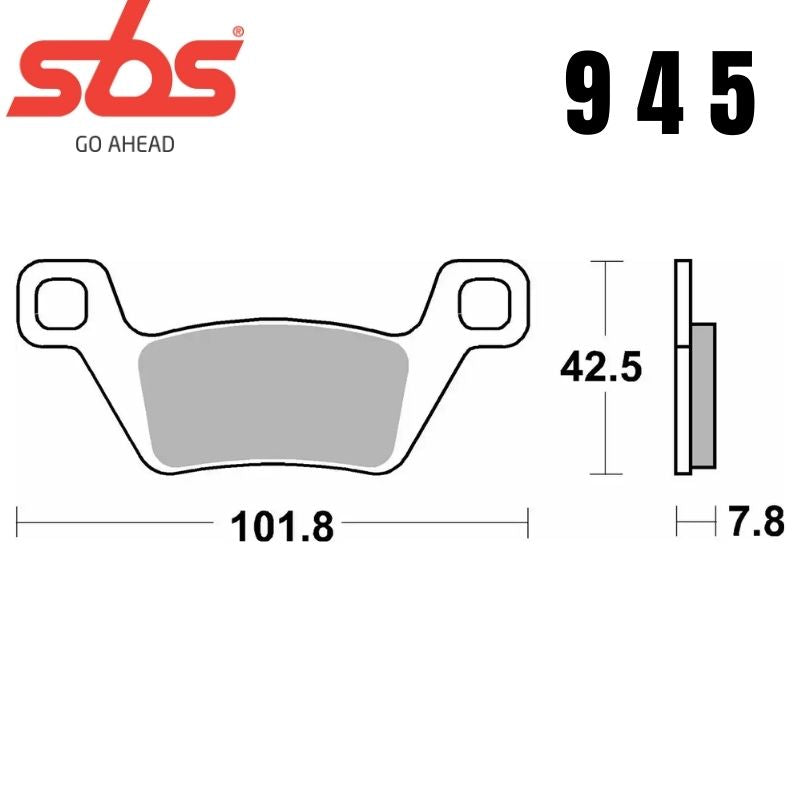 945SI FRONT/REAR OFF ROAD SINTER FA600