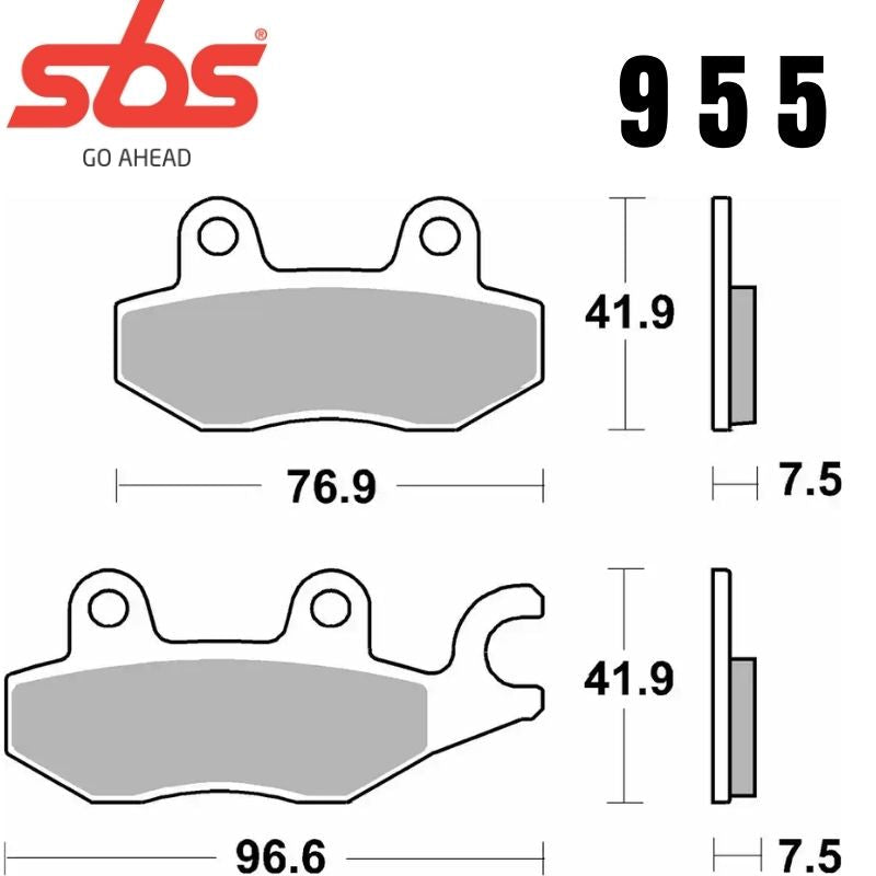 955DC FRONT - FOR RACE USE ONLY - DUAL CARBON