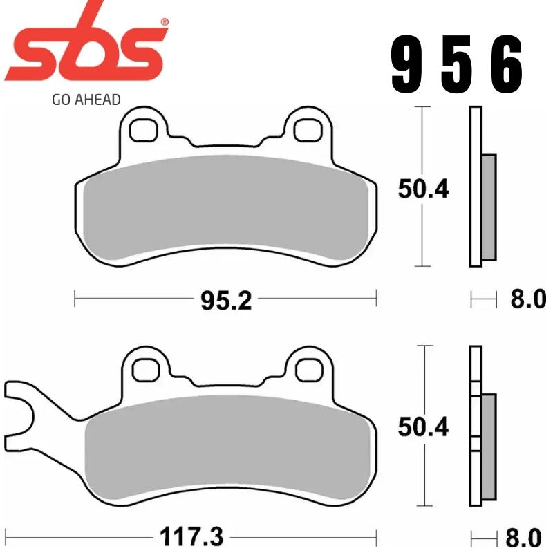 956PSI FRONT/REAR ATV EVO SINTER FA683