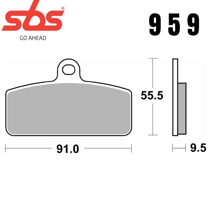 959PSI FRONT/REAR ATV EVO SINTER FA756