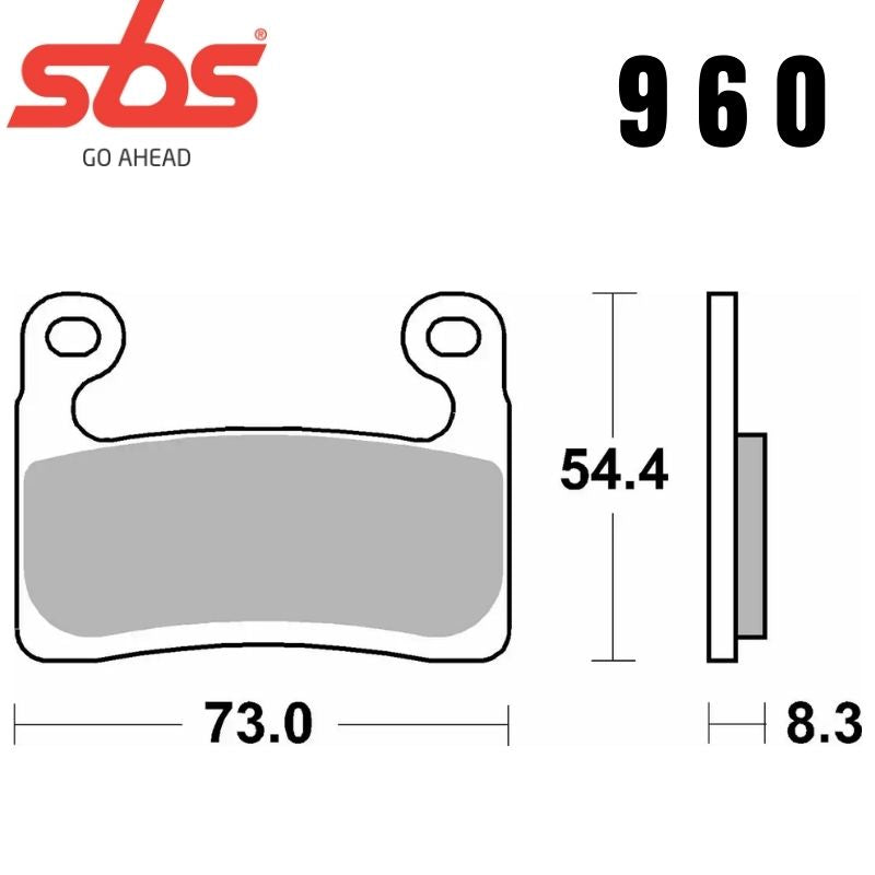 960HS FRONT EVO SINTER FA724
