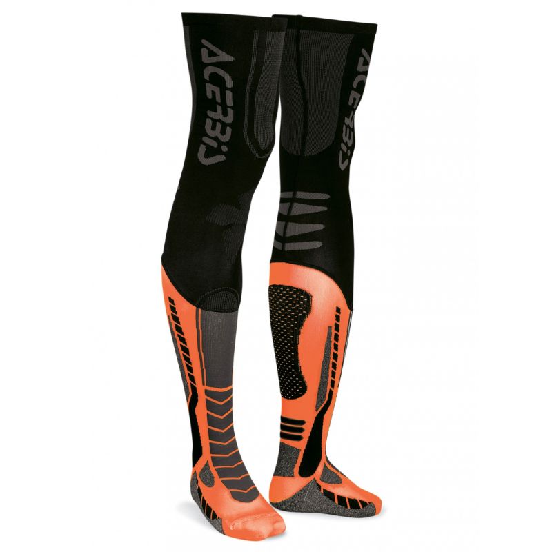 SOCKS X-LEG PRO BLACK & ORANGE