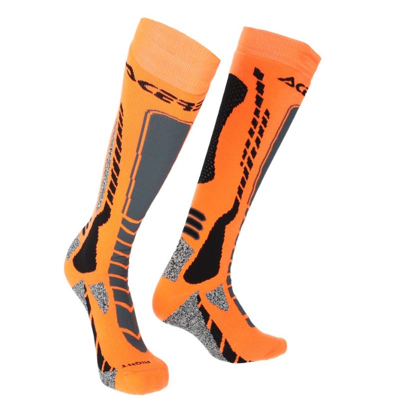 SOCKS MX PRO BLACK & ORANGE