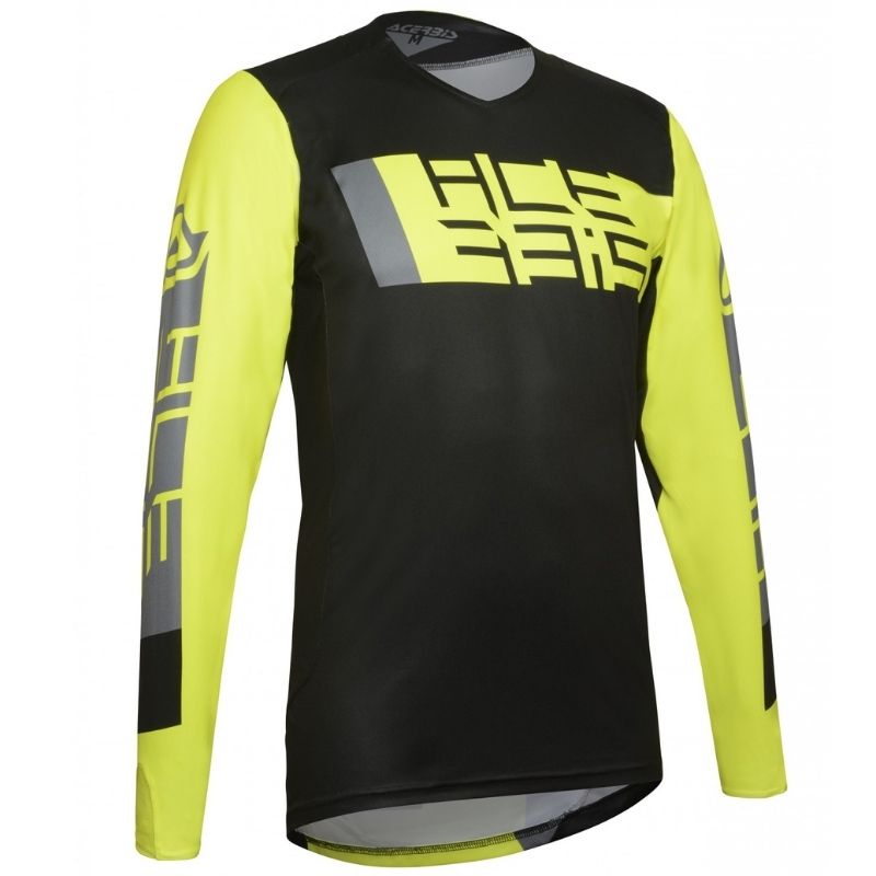 JERSEY MX OUTRUN BLACK & YELLOW