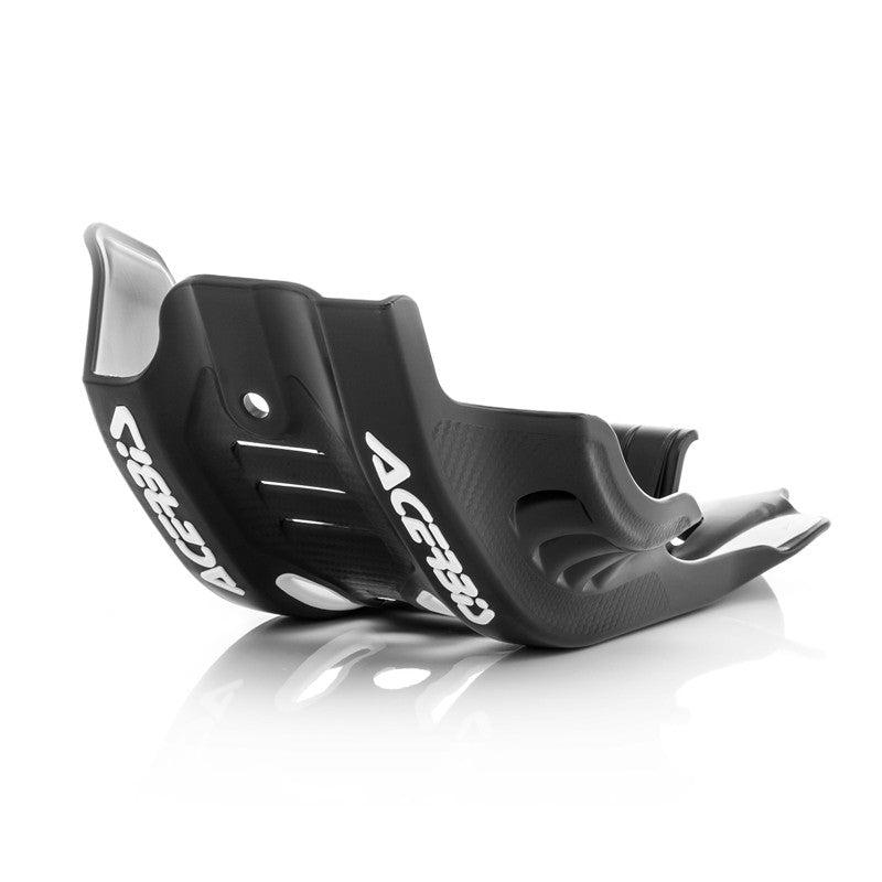 SKID PLATE FE450/501 20-21 BLACK/WHITE