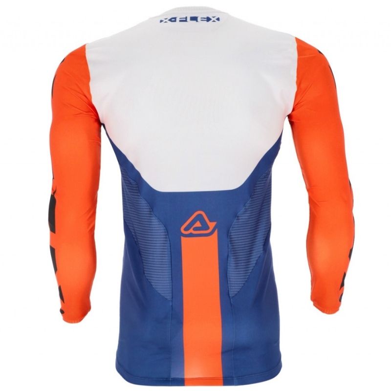 JERSEY MX J -FLEX 2 ORANGE & BLUE XL