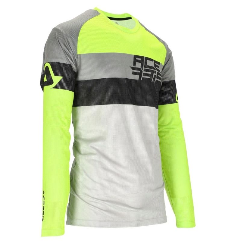 JERSEY WINDY 3 GREY & GREEN