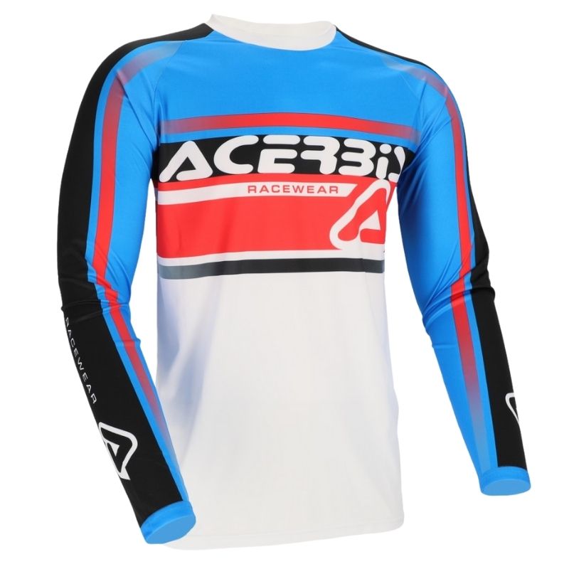 JERSEY MX LINEAR LUGO WHITE & BLUE