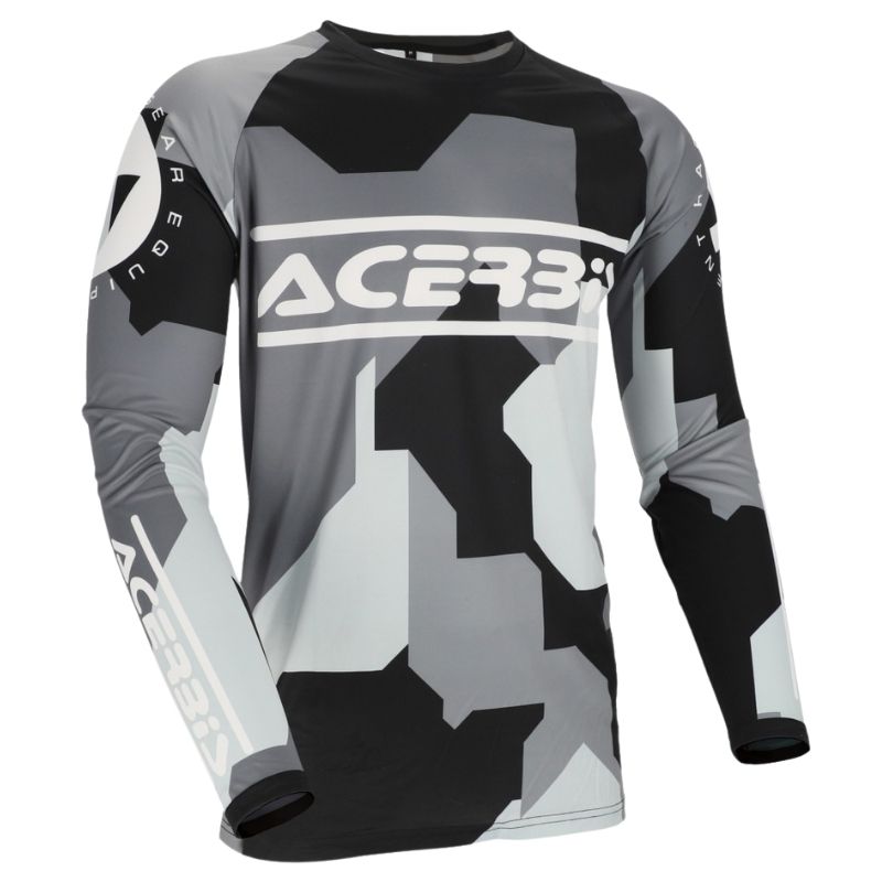 JERSEY MX LINEAR SUMBAWA BLACK & GREY S