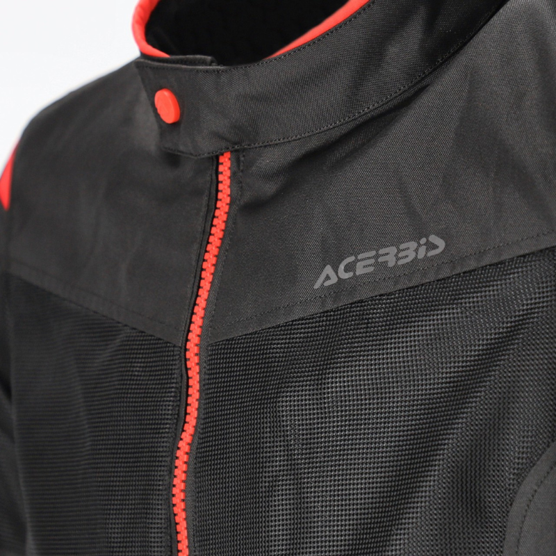 JACKET RAMSEY 2.0 VENTED BLACK RED TRIM