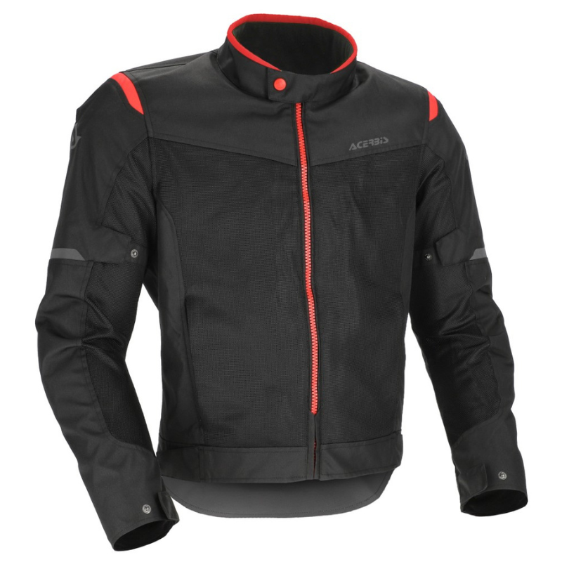 JACKET RAMSEY 2.0 VENTED BLACK RED TRIM