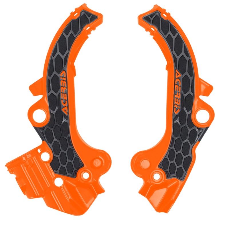 X-GRIP FRAME PROTECTOR KTM SX65 2024-5 ORANGE/BLACK