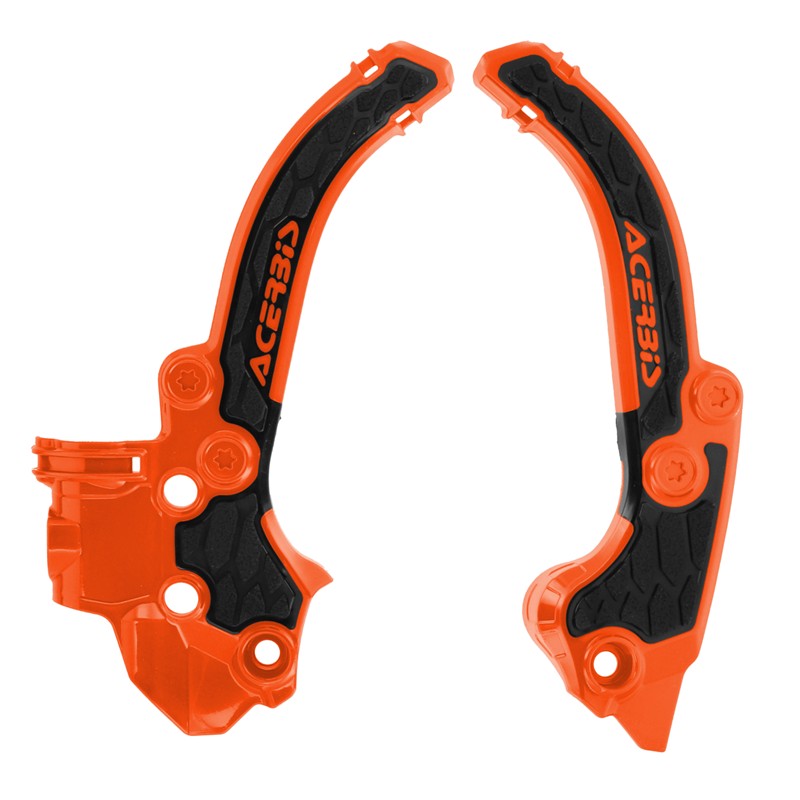 X-GRIP FRAME PROTECTOR KTM SX50 2024-5 ORANGE/BLACK