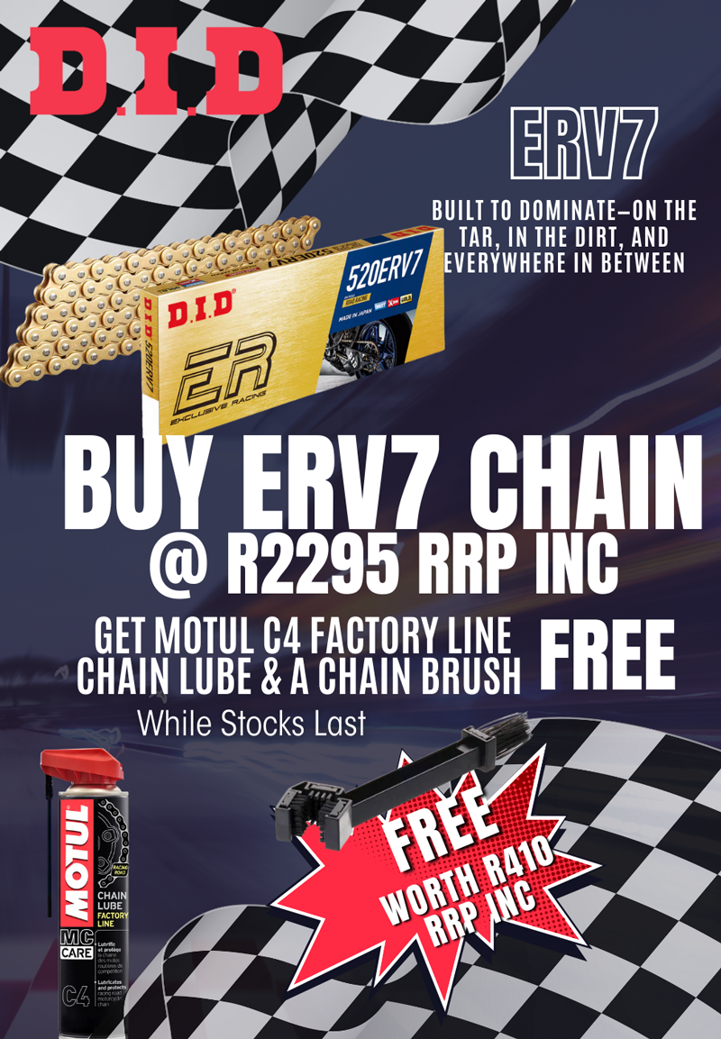 ERV7 Chain with Chain Lube & Brush Free