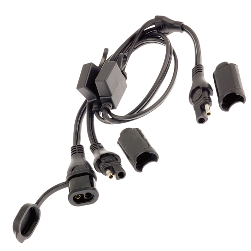 Y-SPLITTER SAE TO 2 X FUSED SAE