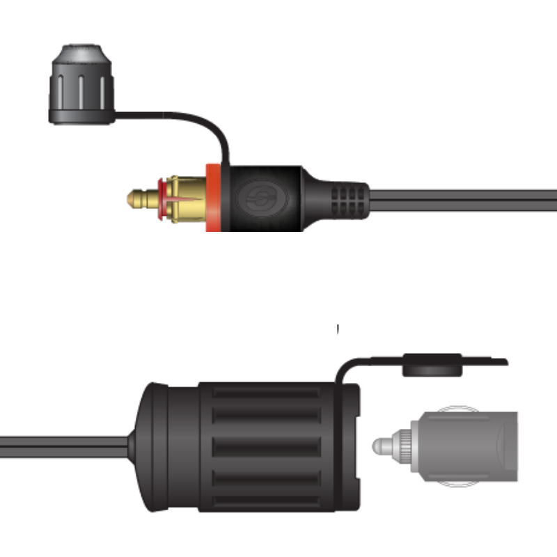 ADAPTER BIKE PLUG TO AUTO SOCKET 30CM